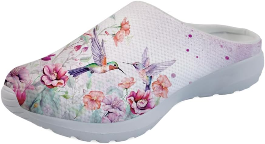 Кроссовки Forchrinse Red Galaxy Space Mule для женщин и мужчин, с сеткой, легкие, без застежки, для ходьбы, Hummingbird Flower
Кроссовки Forchrinse Red Galaxy Space Mule для женщин и мужчин, с сеткой, легкие, без застежки, для ходьбы, Hummingbird Flower