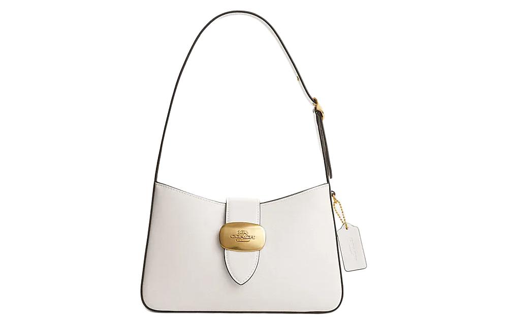 COACH Кожаная сумка полумесяц через плечо женская меловая белая
COACH Кожаная сумка полумесяц через плечо женская меловая белая