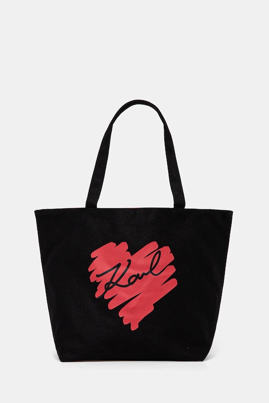 Двусторонняя сумка Karl Lagerfeld, черный 
Двусторонняя сумка Karl Lagerfeld, черный