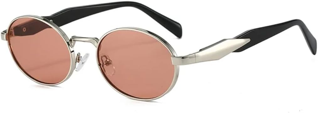 Ретро-модные круглые солнцезащитные очки для женщин и мужчин, классические очки с защитой от УФ-излучения UV400 для активного отдыха на природе VFDHN, Silvery Light Brown
Ретро-модные круглые солнцезащитные очки для женщин и мужчин, классические очки с защитой от УФ-излучения UV400 для активного отдыха на природе VFDHN, Silvery Light Brown
