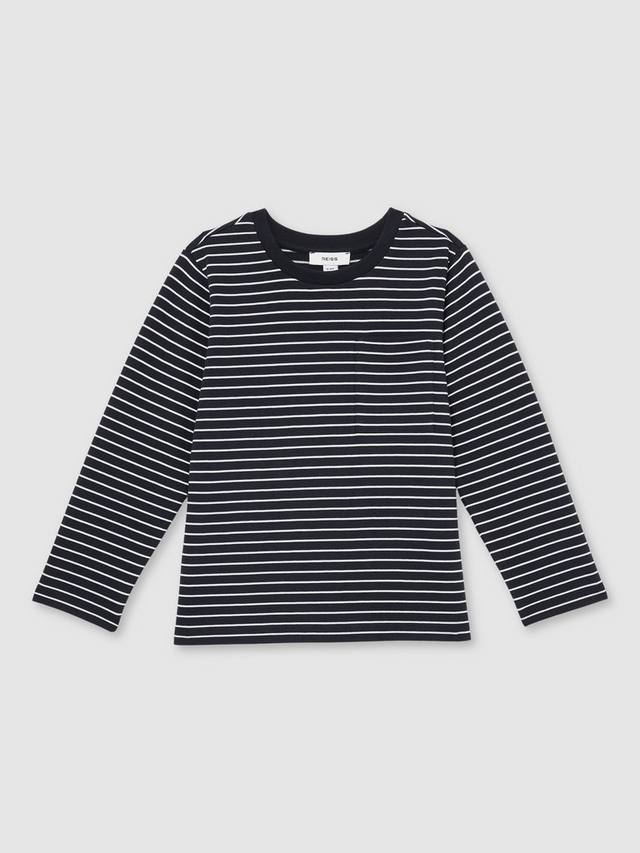 Детская футболка Kenny с длинным рукавом в полоску Reiss, Navy/White
Детская футболка Kenny с длинным рукавом в полоску Reiss, Navy/White