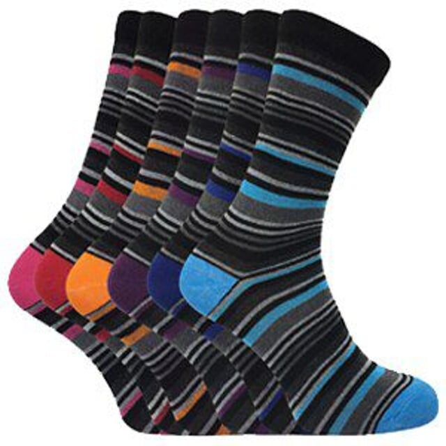 6 пар мужских хлопчатобумажных носков со строгим рисунком Sock Snob, красный
6 пар мужских хлопчатобумажных носков со строгим рисунком Sock Snob, красный
