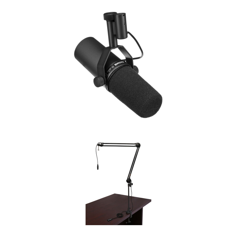 Shure SM7B - динамический вокальный микрофон и комплект вещательного микрофона
Shure SM7B - динамический вокальный микрофон и комплект вещательного микрофона