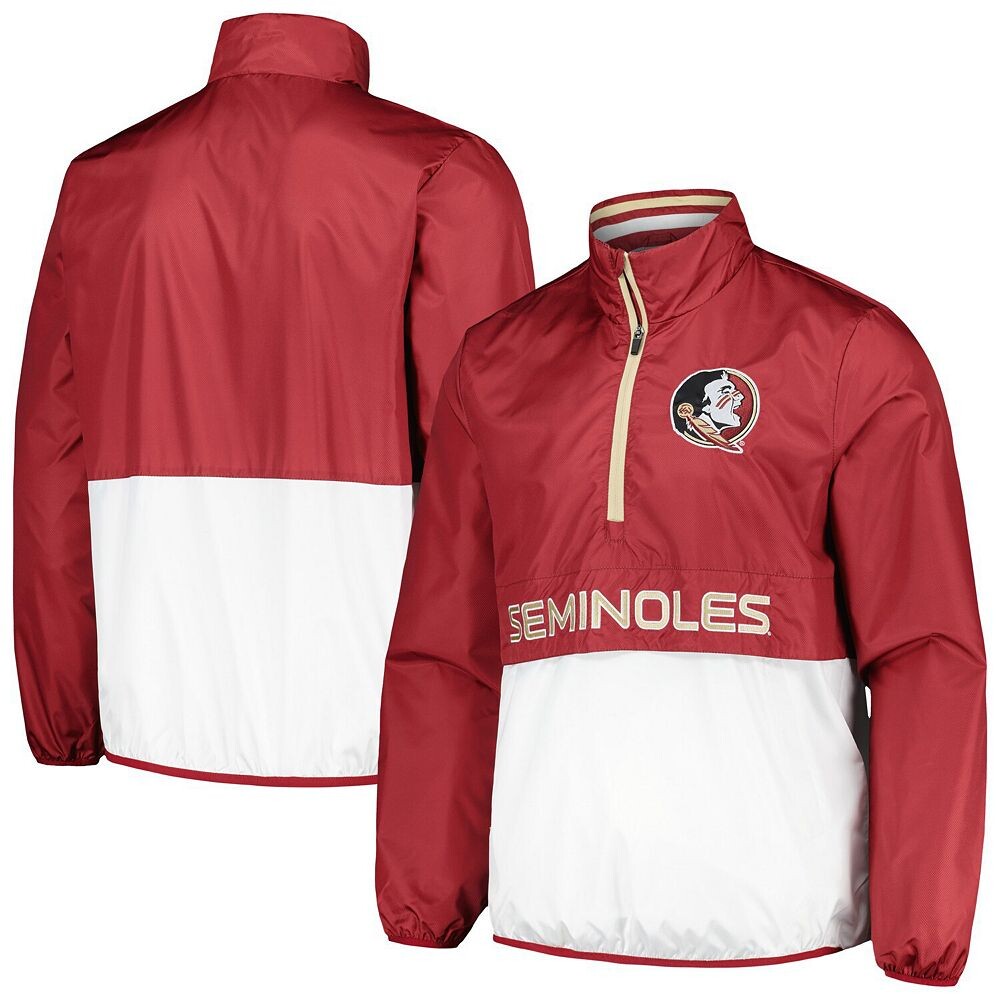 Мужская футболка G-III Sports от Carl Banks Garnet Florida State Seminoles Cornerman с половиной молнии, цвет Fsu Red
Мужская футболка G-III Sports от Carl Banks Garnet Florida State Seminoles Cornerman с половиной молнии, цвет Fsu Red