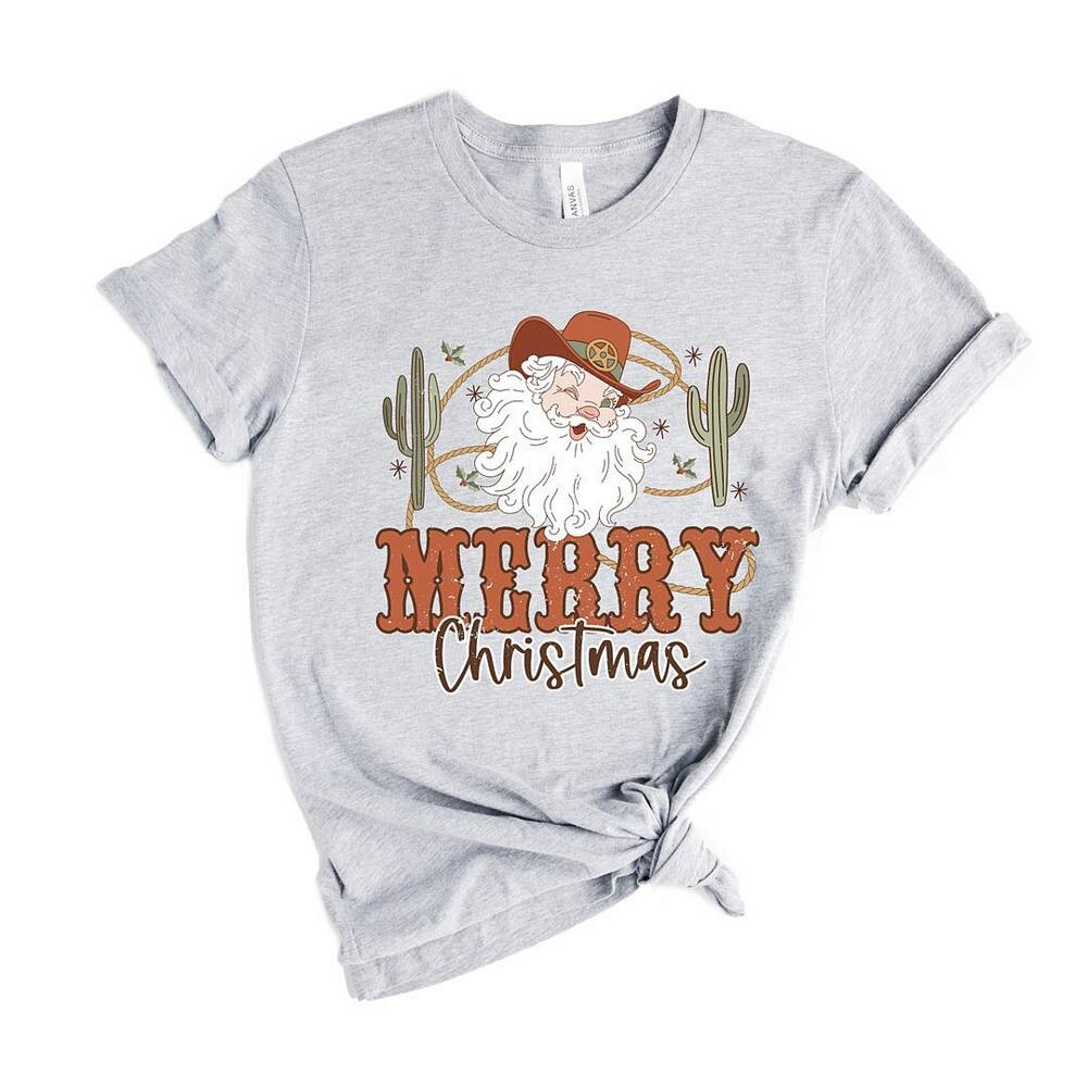 Футболка с короткими рукавами и рисунком Cactus Western Santa Simply Sage Market, цвет Heather Grey
Футболка с короткими рукавами и рисунком Cactus Western Santa Simply Sage Market, цвет Heather Grey