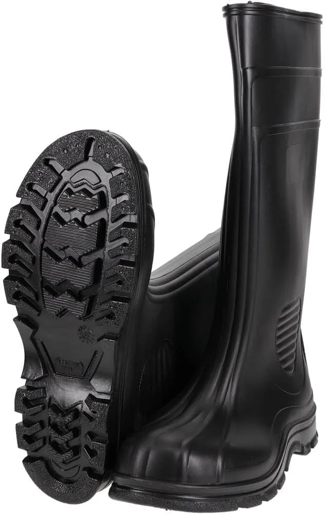 Прочные водонепроницаемые черные ботинки с стальным носком из ПВХ: 1 пара PRO-SAFE, черный
Прочные водонепроницаемые черные ботинки с стальным носком из ПВХ: 1 пара PRO-SAFE, черный