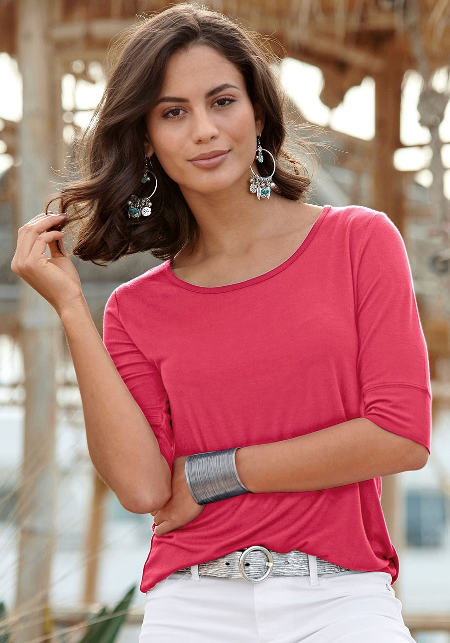 LASCANA Женские топы с круглым вырезом, комплект из 2 шт, коралловый/темно-синий
LASCANA Женские топы с круглым вырезом, комплект из 2 шт, коралловый/темно-синий