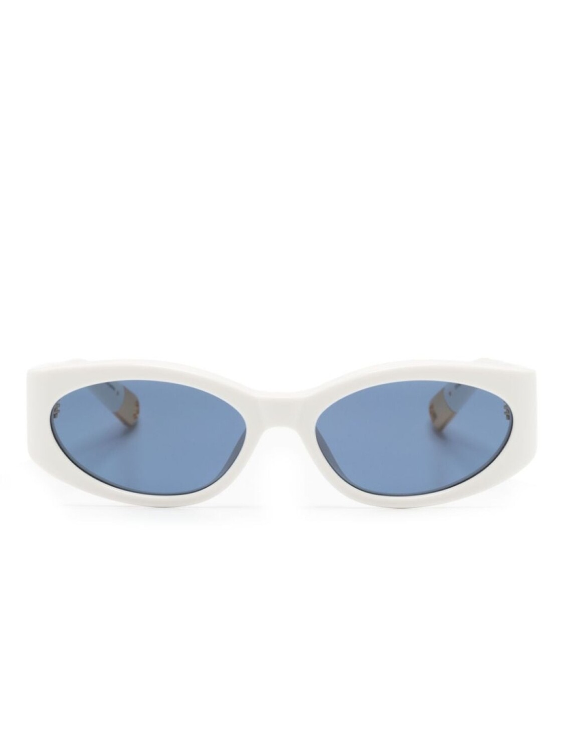 Jacquemus солнцезащитные очки Les Lunettes в овальной оправе, белый
Jacquemus солнцезащитные очки Les Lunettes в овальной оправе, белый