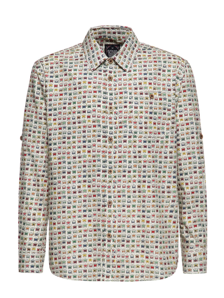 Рубашка King Kerosin Langarmhemd Love Bus, белый
Рубашка King Kerosin Langarmhemd Love Bus, белый