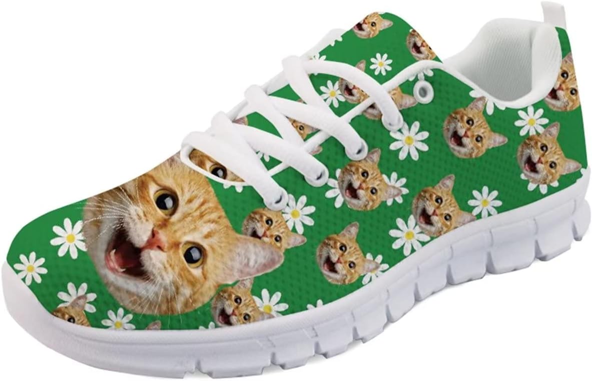 Кроссовки Forchrinse с милым рисунком мопса, спортивные, для бега и занятий в спортзале, унисекс, легкие, на шнуровке, спортивные кроссовки, Cat Daisy
Кроссовки Forchrinse с милым рисунком мопса, спортивные, для бега и занятий в спортзале, унисекс, легкие, на шнуровке, спортивные кроссовки, Cat Daisy