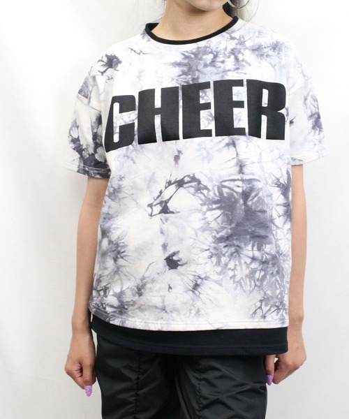 Футболка, многослойный тай-дай узор, бренд CHEER, серый
Футболка, многослойный тай-дай узор, бренд CHEER, серый