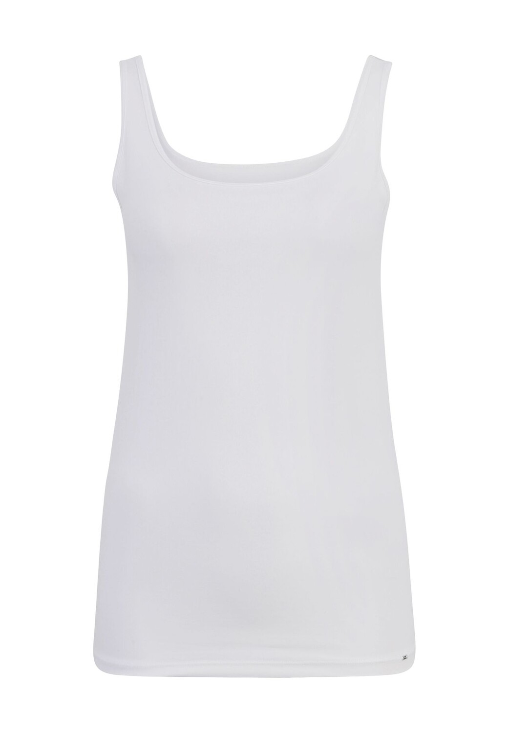 Майка мягкого кроя, круглый вырез, широкие бретели, женская mey, белый
Майка мягкого кроя, круглый вырез, широкие бретели, женская mey, белый