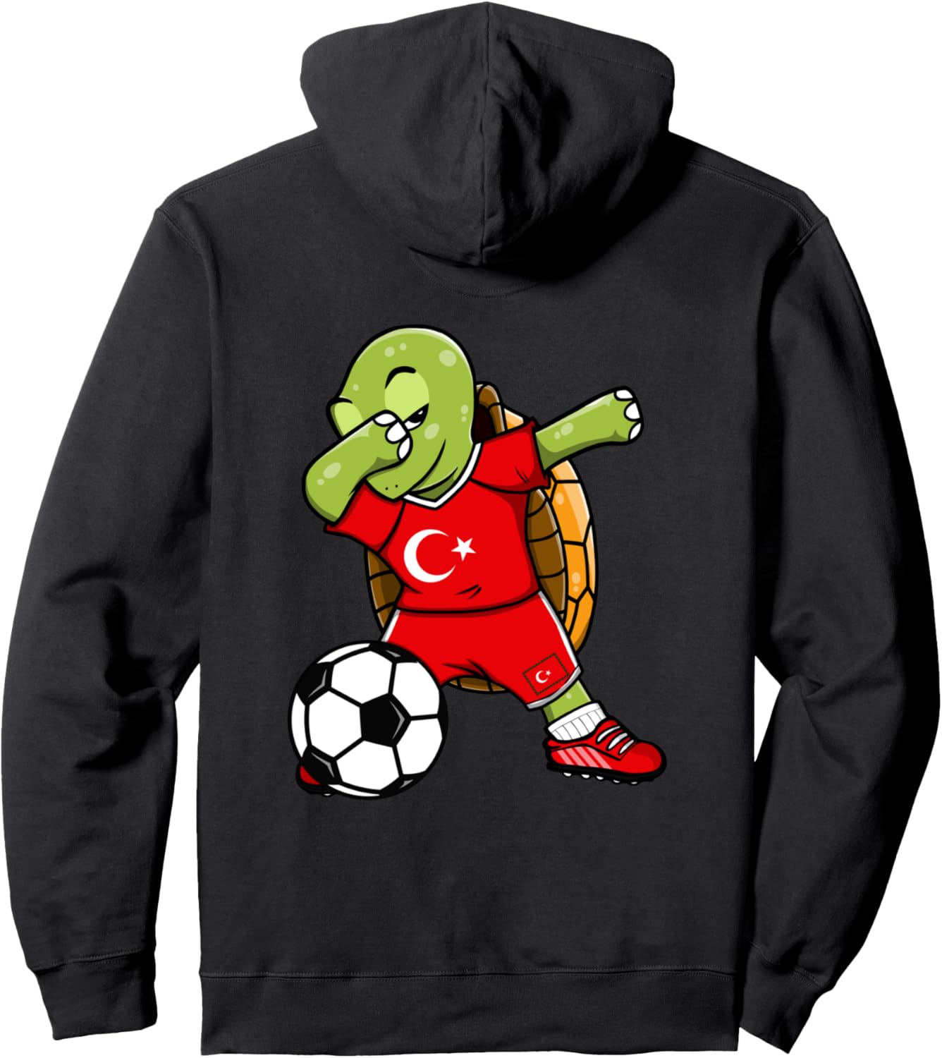 Забавная толстовка для футбольных болельщиков с танцующей черепахой и турецким флагом, а также худи с изображением танцующей черепахи для футболистов Teeisle Turkey Football, черный
Забавная толстовка для футбольных болельщиков с танцующей черепахой и турецким флагом, а также худи с изображением танцующей черепахи для футболистов Teeisle Turkey Football, черный