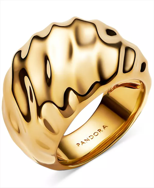 Эффектное кольцо с рифленым покрытием из 14-каратного золота Pandora, gold
Эффектное кольцо с рифленым покрытием из 14-каратного золота Pandora, gold