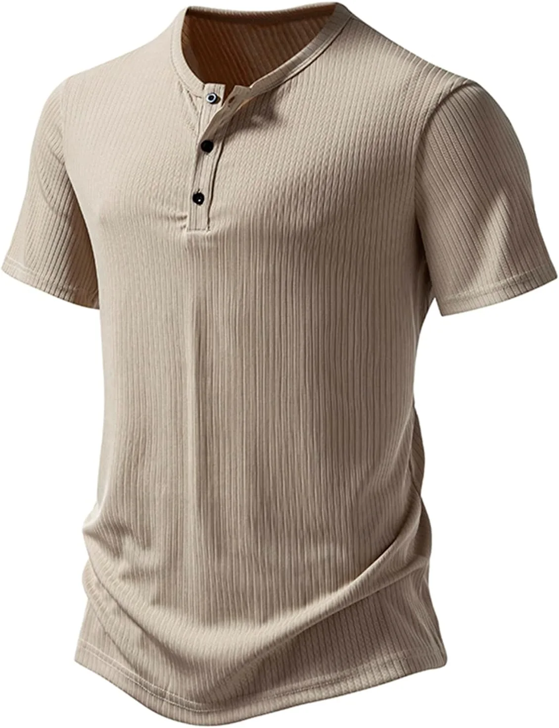 Мужская футболка Casual с коротким рукавом и воротником хенли
Мужская футболка Casual с коротким рукавом и воротником хенли