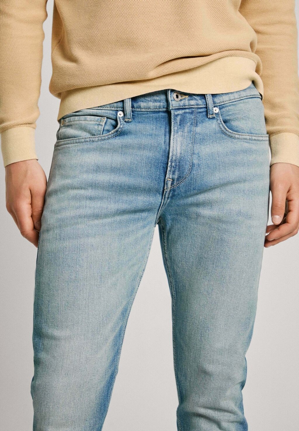 Джинсы зауженного кроя Pepe Jeans, синий деним
Джинсы зауженного кроя Pepe Jeans, синий деним