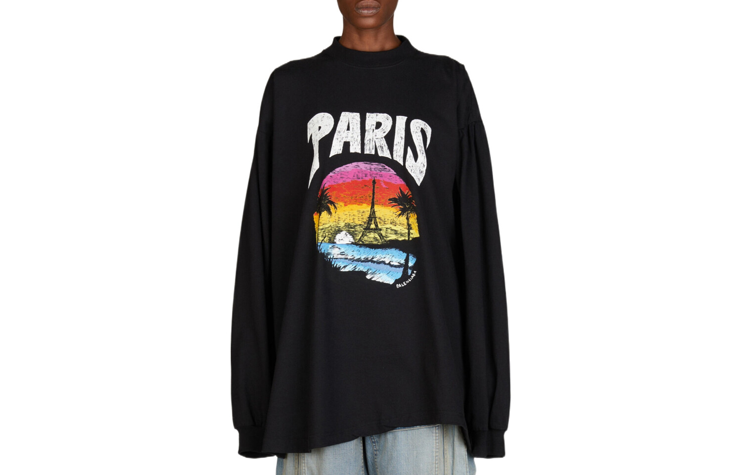 Футболка женская черная Balenciaga
Футболка женская черная Balenciaga