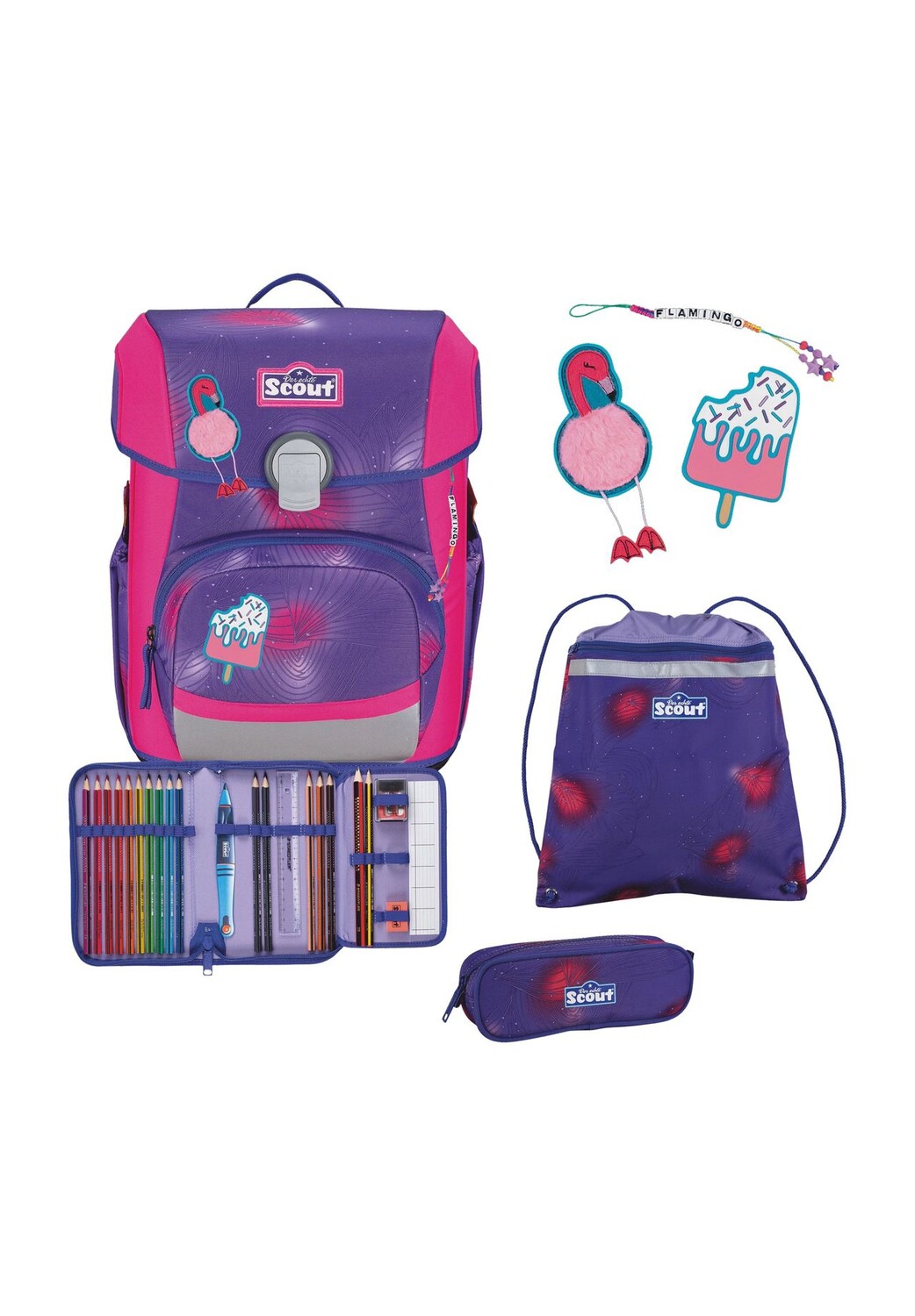 Набор школьных сумок, 4 шт Scout, цвет Summer
Набор школьных сумок, 4 шт Scout, цвет Summer