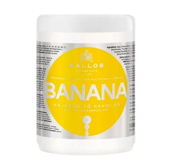 Увлажняющая маска для волос Banana Kallos, 1.000 ml
Увлажняющая маска для волос Banana Kallos, 1.000 ml