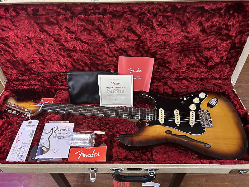 Электрогитара Fender Suona Stratocaster Thinline Violin Burst / 7lbs. 0.5 oz. #US23066201
Электрогитара Fender Suona Stratocaster Thinline Violin Burst / 7lbs. 0.5 oz. #US23066201