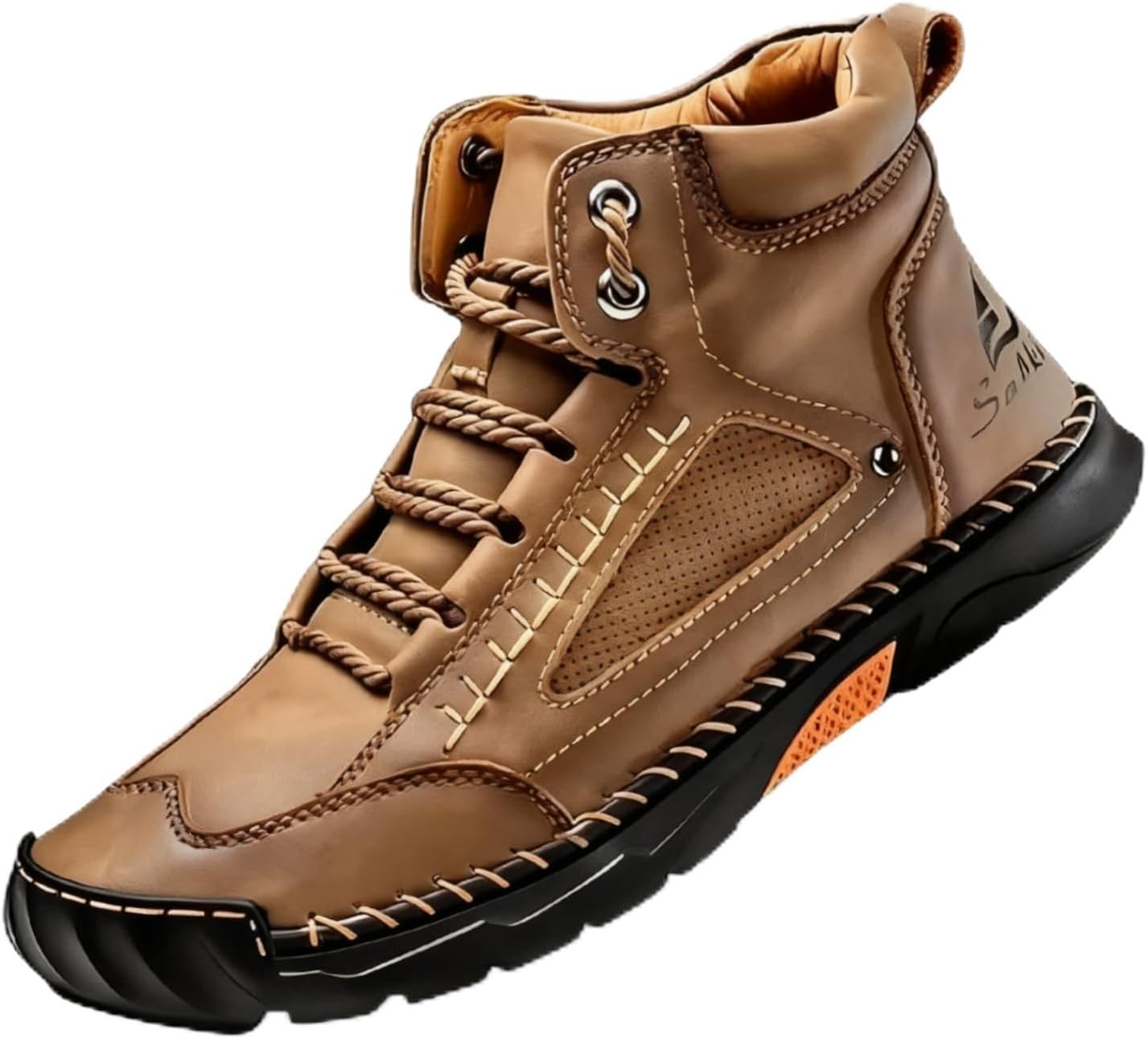 Мужские удобные кожаные ботинки ручной работы - водонепроницаемые, с поддержкой свода стопы, снятием давления, просторным носком, дышащие кожаные туфли Kaleluv, хаки
Мужские удобные кожаные ботинки ручной работы - водонепроницаемые, с поддержкой свода стопы, снятием давления, просторным носком, дышащие кожаные туфли Kaleluv, хаки