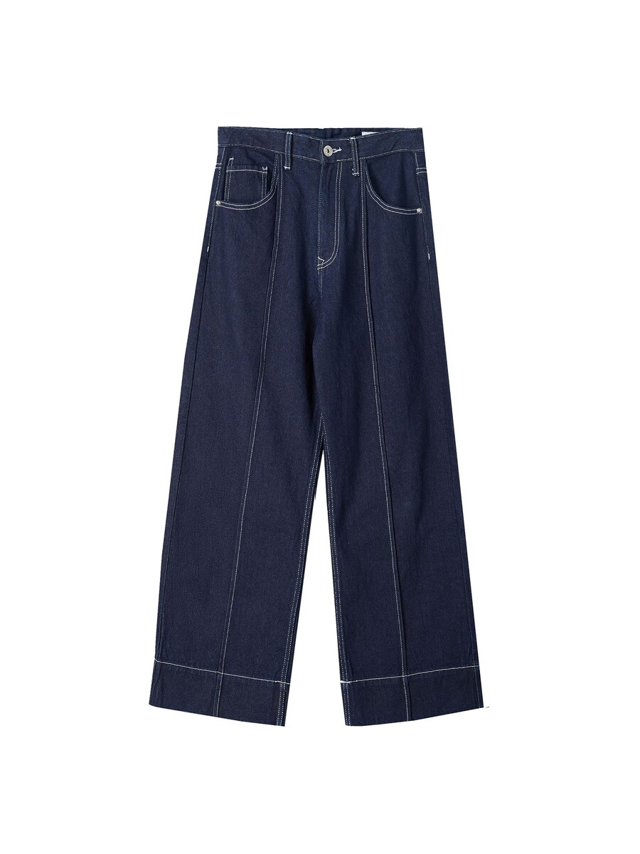 Расклешенные джинсы Bershka, морской синий
Расклешенные джинсы Bershka, морской синий