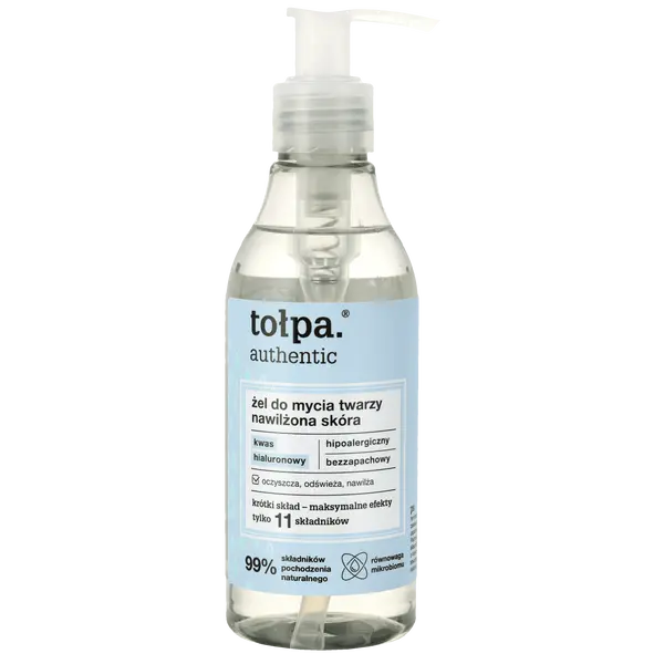 Увлажняющий гель для умывания лица, 195 мл Tołpa Authentic
Увлажняющий гель для умывания лица, 195 мл Tołpa Authentic