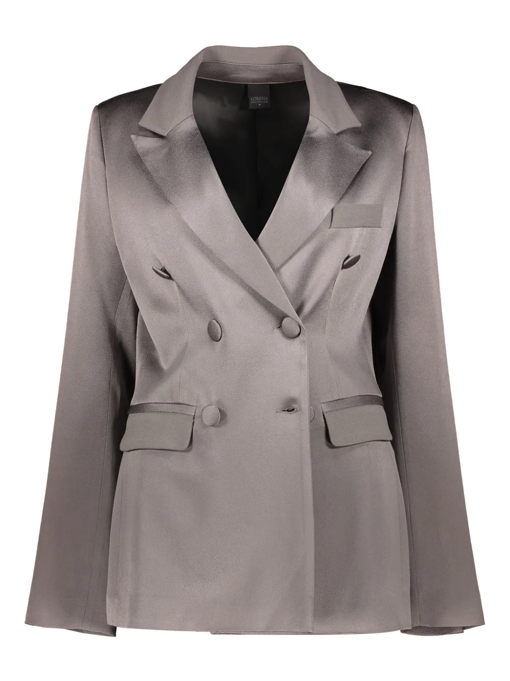 Атласный пиджак Lorena Antoniazzi, серый
Атласный пиджак Lorena Antoniazzi, серый