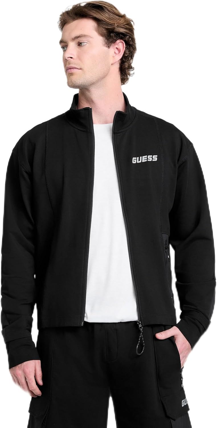 Толстовка GUESS Eco Rubus с молнией, Black
Толстовка GUESS Eco Rubus с молнией, Black