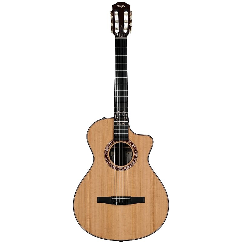 Акустическая гитара Taylor Jason Mraz Signature Model Grand Concert Classical Acoustic-Electric Guitar
Акустическая гитара Taylor Jason Mraz Signature Model Grand Concert Classical Acoustic-Electric Guitar