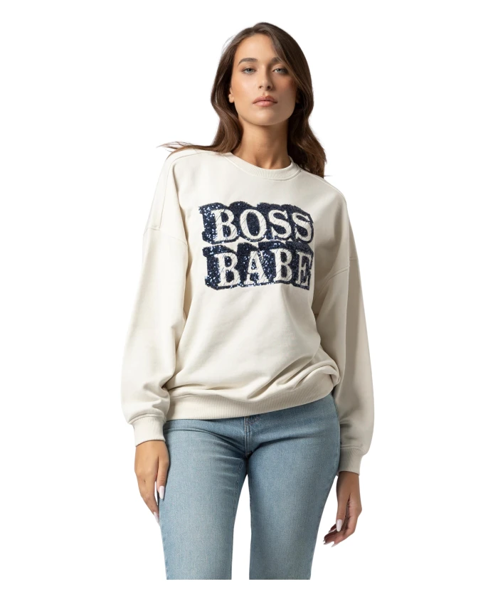 Повседневный свитер с длинными рукавами и круглым вырезом Kocca, бежевый
Повседневный свитер с длинными рукавами и круглым вырезом Kocca, бежевый