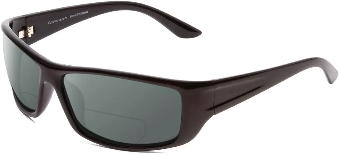 Дизайнерские поляризованные бифокальные солнцезащитные очки для чтения Coyote P-59, глянцевый черный/серый +2.00 Coyote Eyewear, Gloss Black Frame/Grey Lens
Дизайнерские поляризованные бифокальные солнцезащитные очки для чтения Coyote P-59, глянцевый черный/серый +2.00 Coyote Eyewear, Gloss Black Frame/Grey Lens