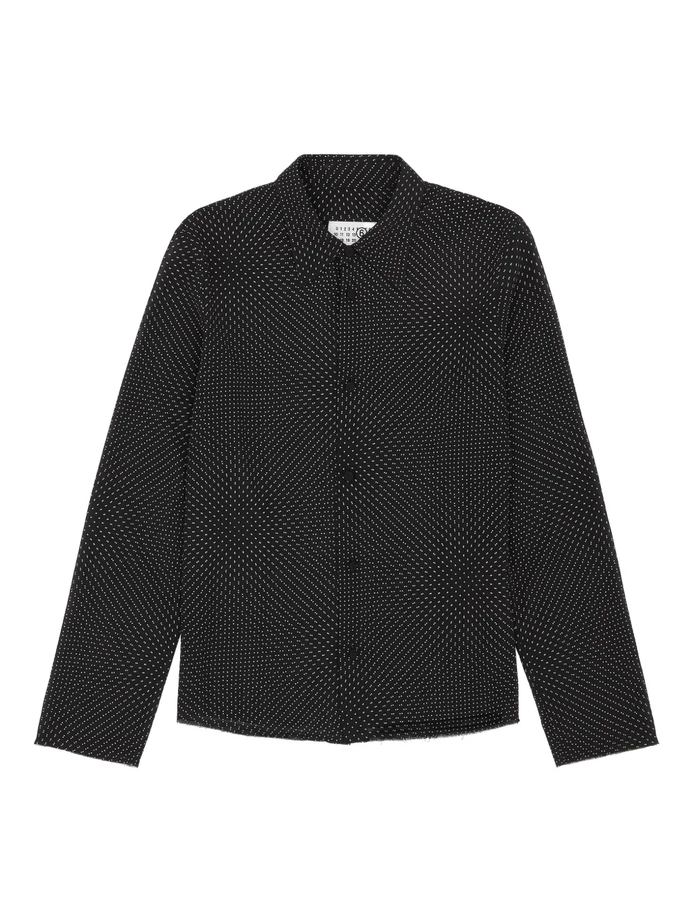 Рубашка в горох с длинными рукавами MM6 Maison Margiela, черный
Рубашка в горох с длинными рукавами MM6 Maison Margiela, черный