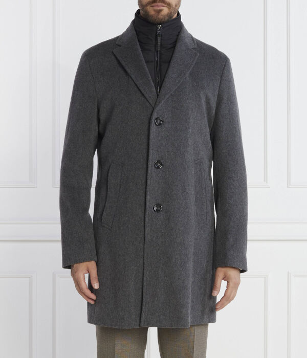 Пальто мужское Boss шерстяное, черный
Пальто мужское Boss шерстяное, черный