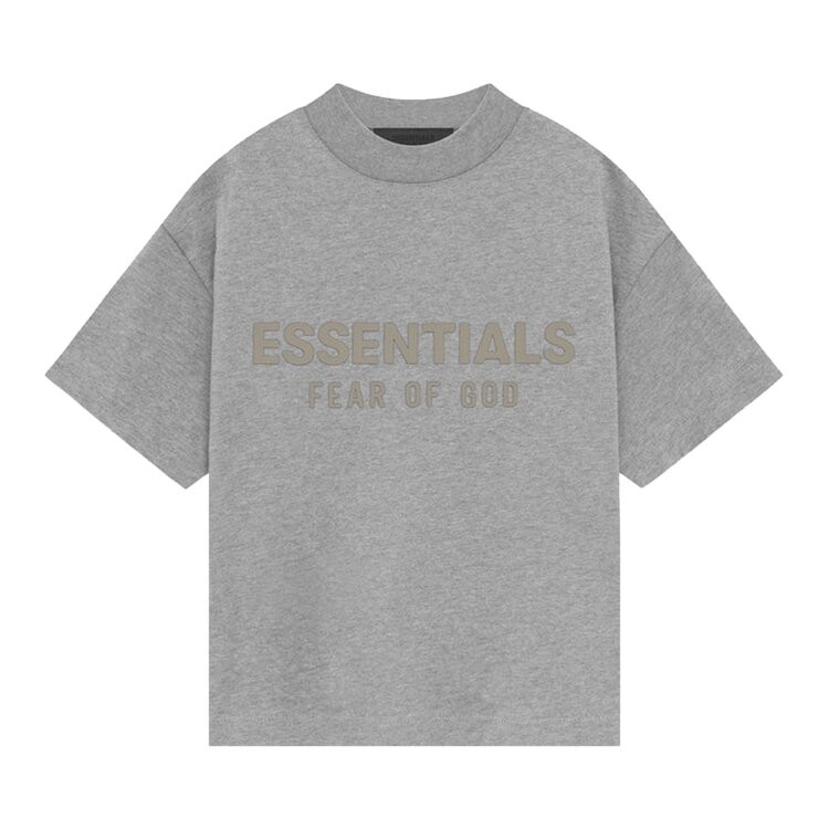 Футболка Fear of God Essentials Kids Short-Sleeve Tee, цвет Dark Heather Oatmeal 
Футболка Fear of God Essentials Kids Short-Sleeve Tee, цвет Dark Heather Oatmeal