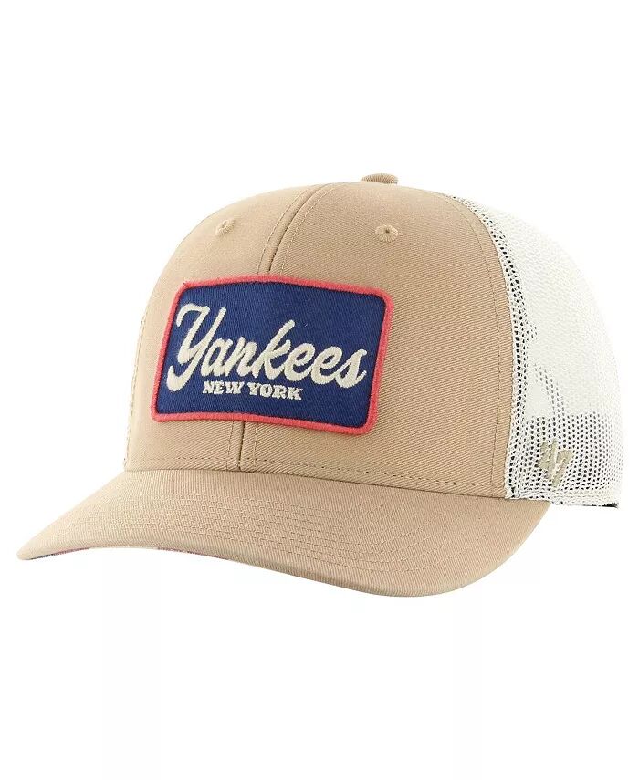 Мужская регулируемая кепка цвета хаки New York Yankees Glory Daze Trucker '47 Brand
Мужская регулируемая кепка цвета хаки New York Yankees Glory Daze Trucker '47 Brand