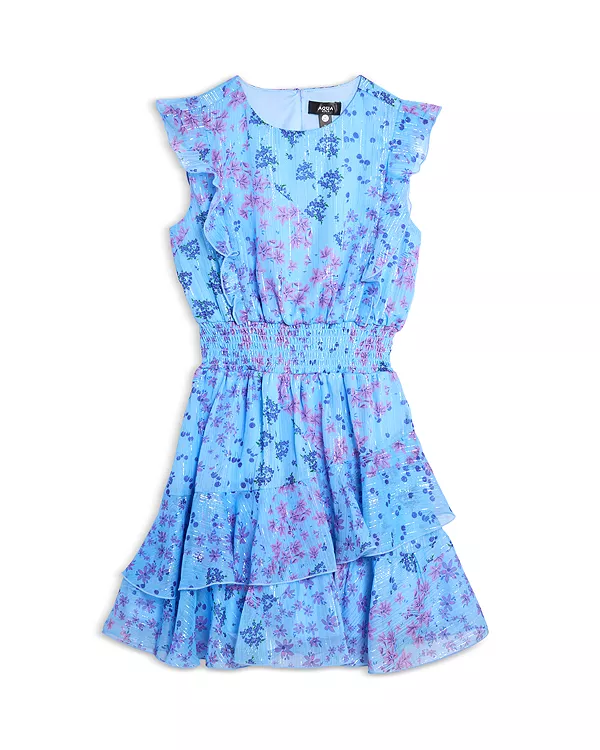Мини-Платье с оборками для девочек, для малышек и девочек постарше - эксклюзив Aqua, синий
Мини-Платье с оборками для девочек, для малышек и девочек постарше - эксклюзив Aqua, синий