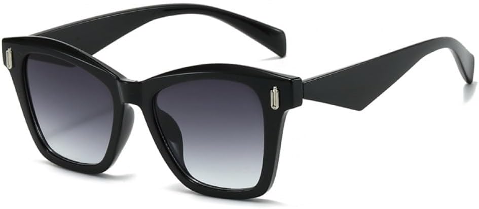 Солнцезащитные очки «кошачий глаз» модные женские градиентные солнцезащитные очки UV400 ретро с заклепками мужские солнцезащитные очки (черно-серый градиент, один размер) LXLHWN, Black Gray Gradient
Солнцезащитные очки «кошачий глаз» модные женские градиентные солнцезащитные очки UV400 ретро с заклепками мужские солнцезащитные очки (черно-серый градиент, один размер) LXLHWN, Black Gray Gradient