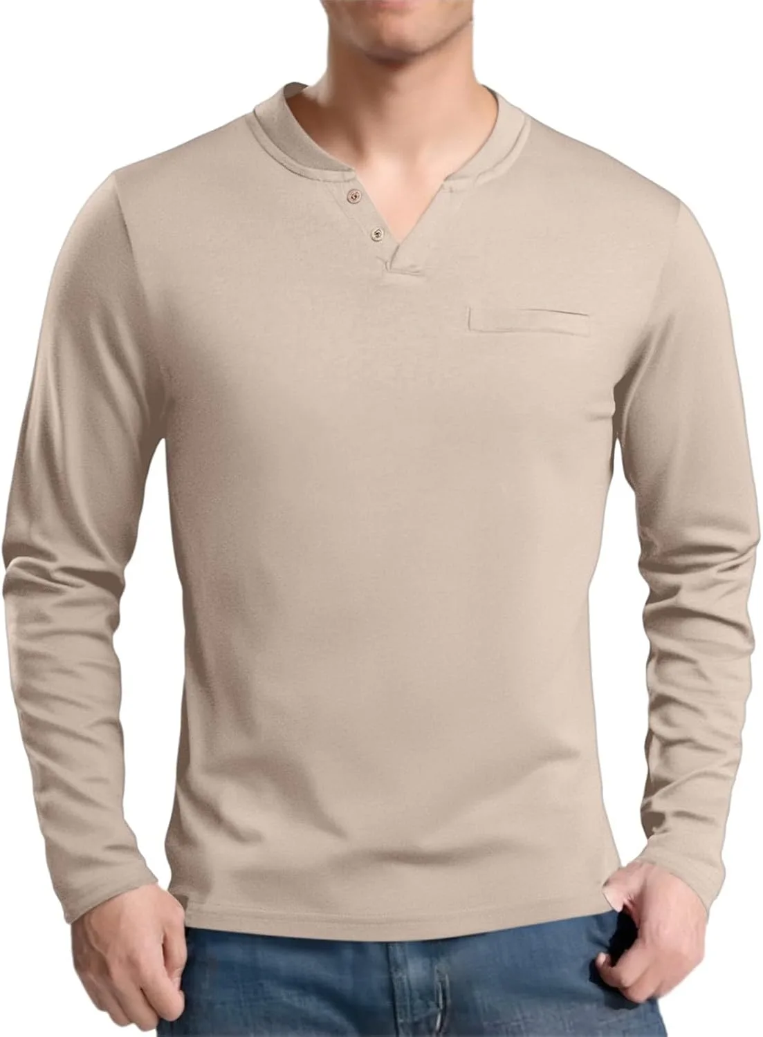 Мужская футболка с V-образным вырезом, длинный рукав, Slim Fit
Мужская футболка с V-образным вырезом, длинный рукав, Slim Fit