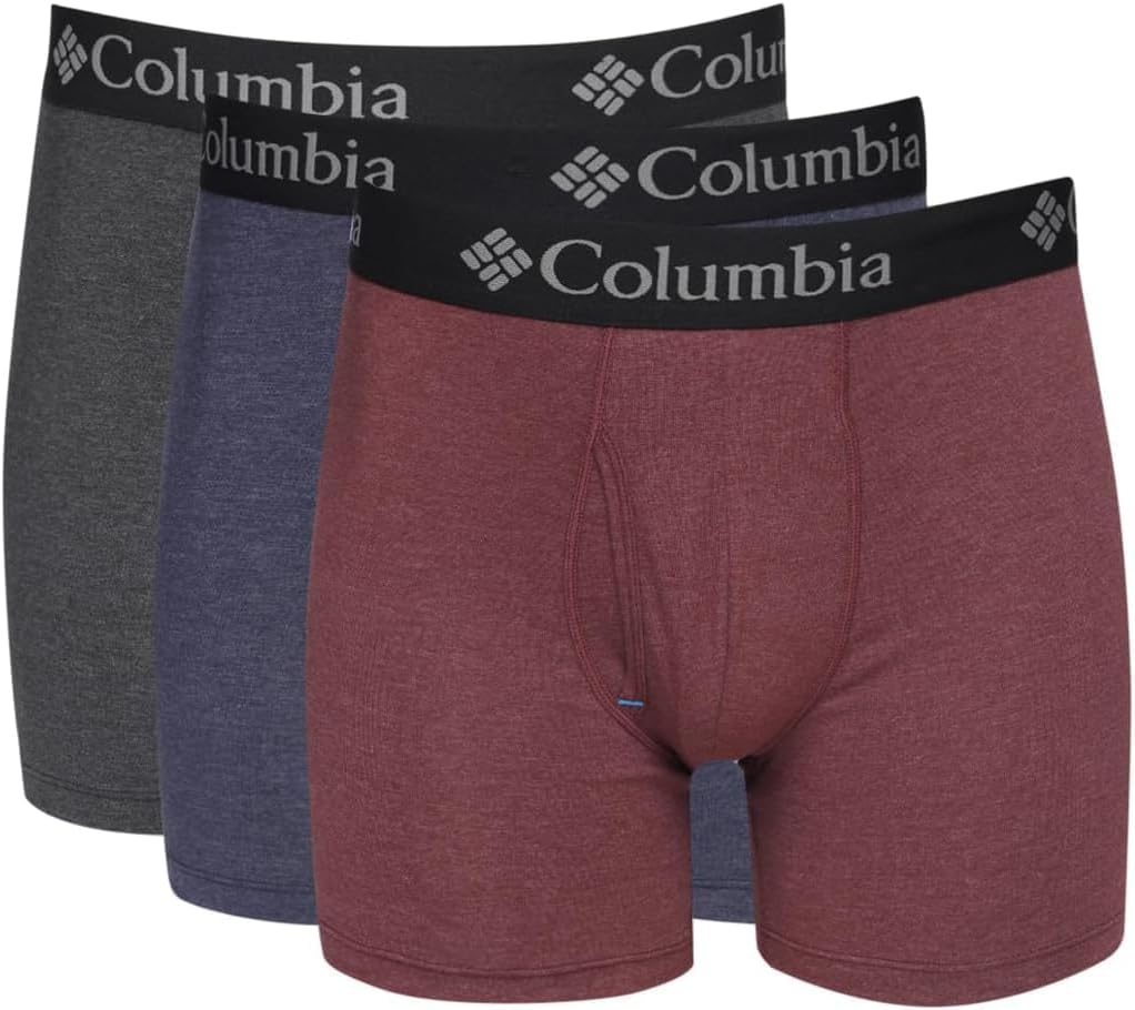 Columbia Mens Tri- Blend 3 Pack, Port Royal/India Ink/Black
Columbia Mens Tri- Blend 3 Pack, Port Royal/India Ink/Black