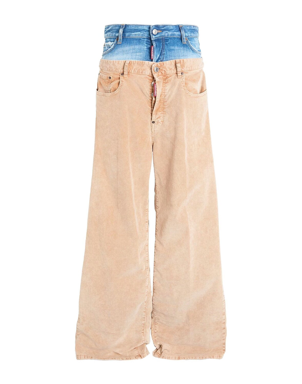 Брюки Dsquared2, бежевый 
Брюки Dsquared2, бежевый