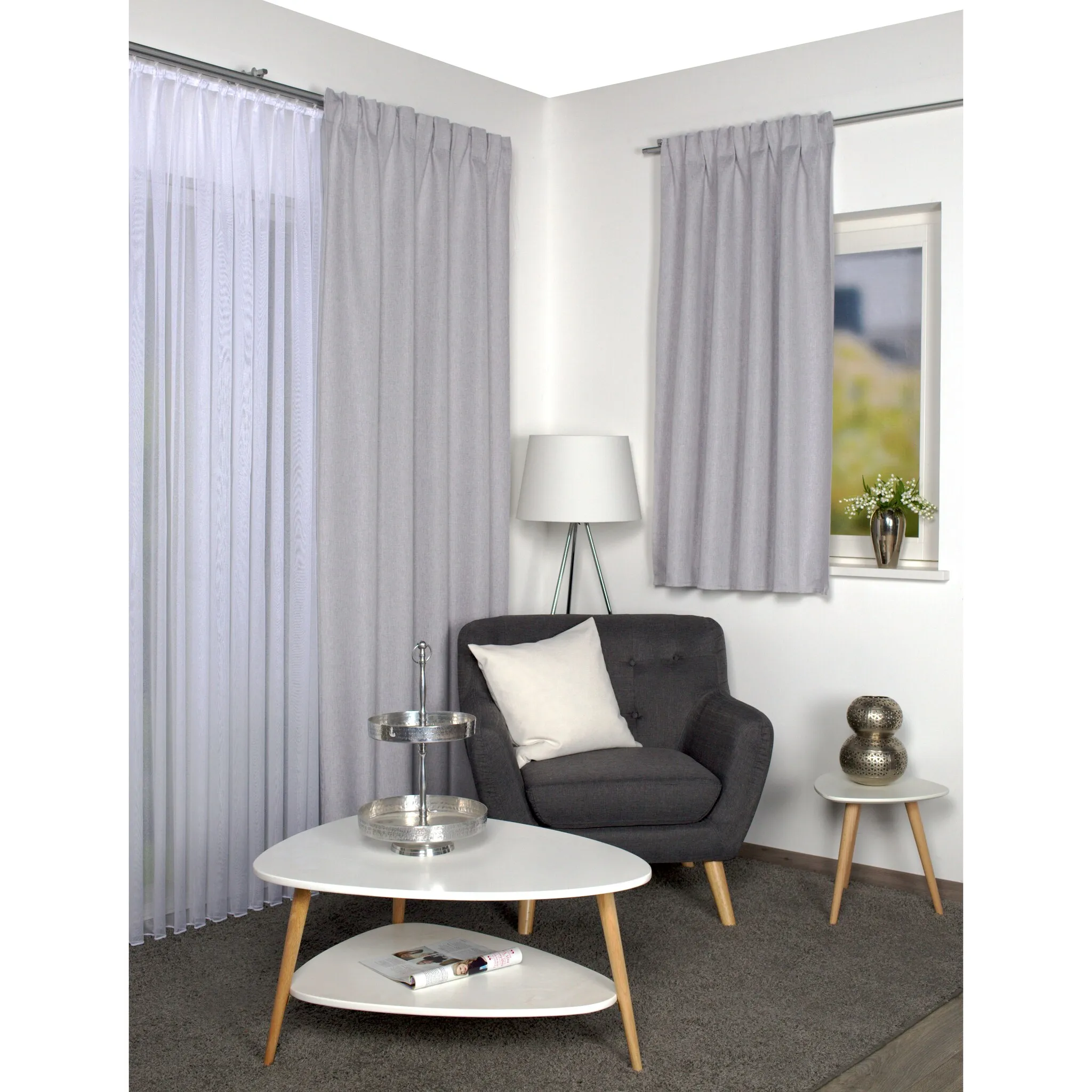 Домой Основы Шторы «SANDA Set», (3 шт), готовая штора, блэкаут Home Basics, серый
Домой Основы Шторы «SANDA Set», (3 шт), готовая штора, блэкаут Home Basics, серый
