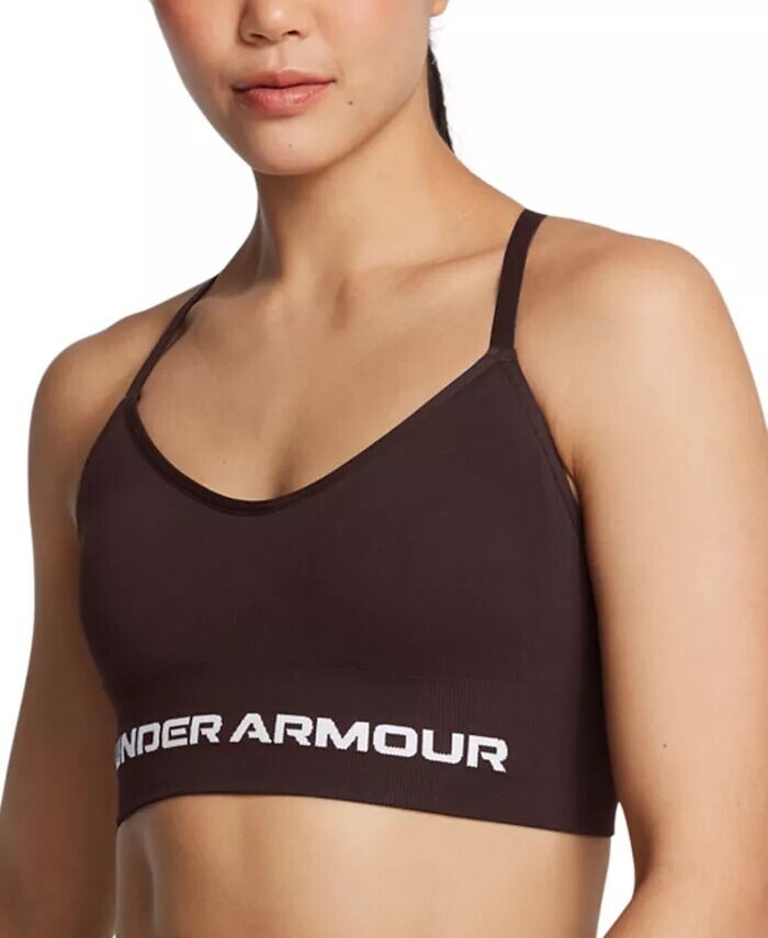 Женский бесшовный спортивный бюстгальтер Vanish с низкой ударной нагрузкой Under Armour, коричневый
Женский бесшовный спортивный бюстгальтер Vanish с низкой ударной нагрузкой Under Armour, коричневый