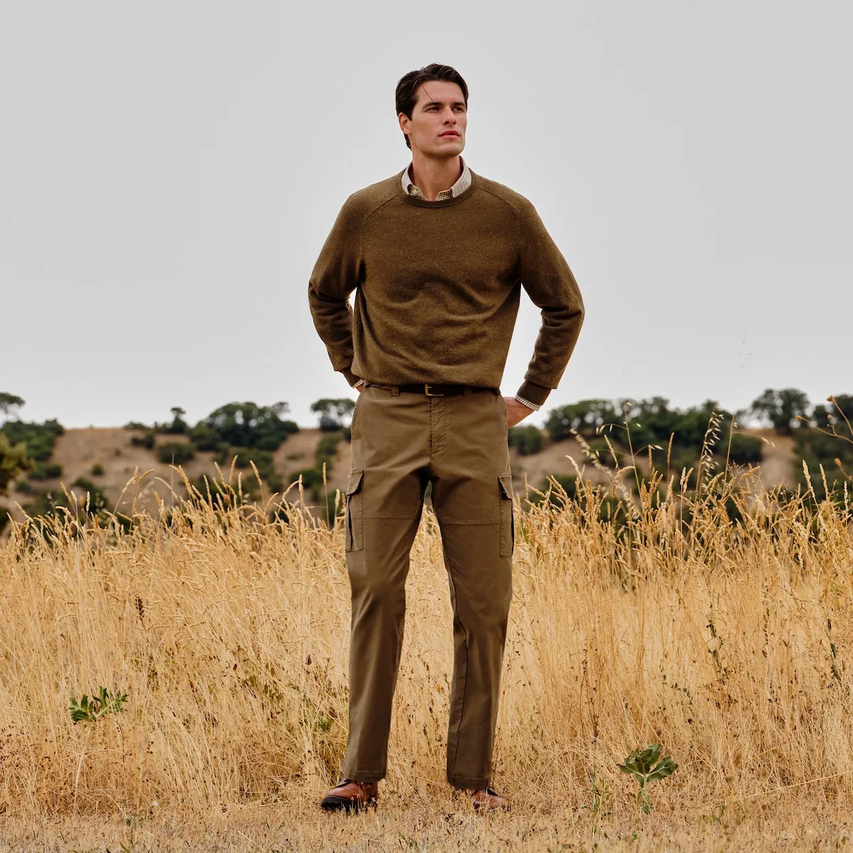 Мужские хлопковые карго-штаны Verhunt, зеленый
Мужские хлопковые карго-штаны Verhunt, зеленый