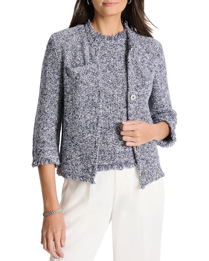 Кардиган из смешанной вязки с бахромой NIC+ZOE, синий
Кардиган из смешанной вязки с бахромой NIC+ZOE, синий