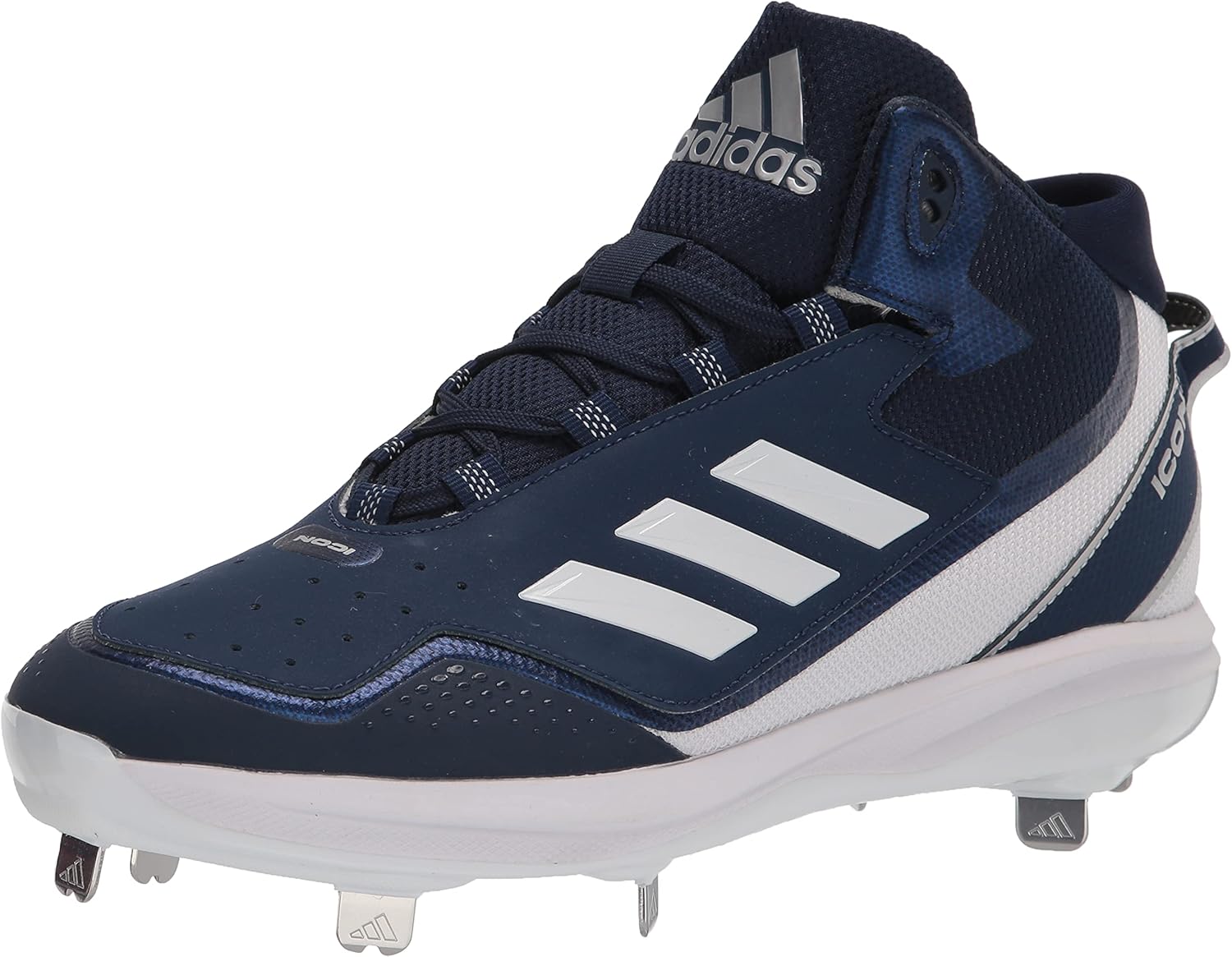 Бейсбольные кроссовки Adidas Icon 7 Mid для мужчин, синий/белый/металлик
Бейсбольные кроссовки Adidas Icon 7 Mid для мужчин, синий/белый/металлик