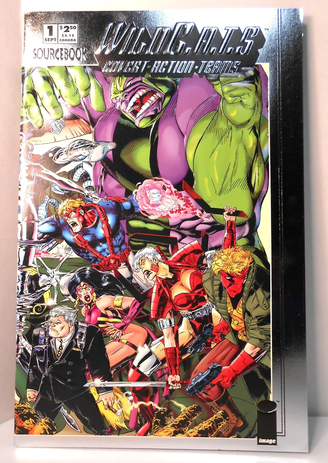 WildC.A.T.s Sourcebook, Edition# 1 Foil Cover (Image Comics)
WildC.A.T.s Sourcebook, Edition# 1 Foil Cover (Image Comics)