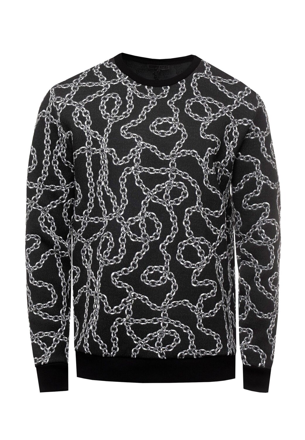 Свитшот с необычным узором RUSTY NEAL, черный
Свитшот с необычным узором RUSTY NEAL, черный