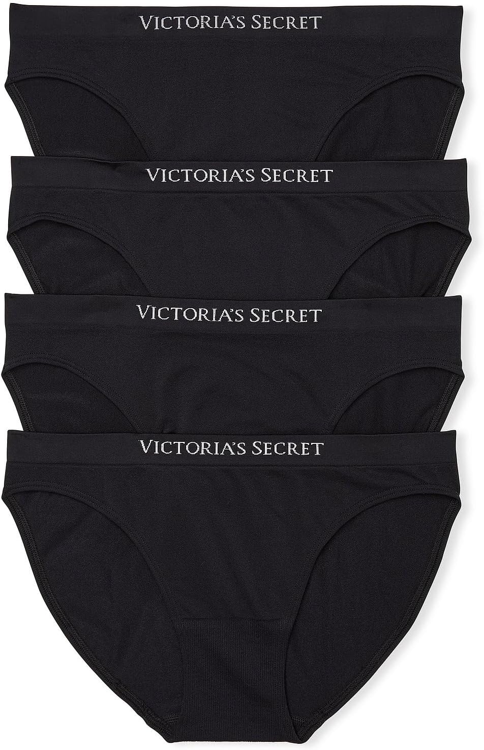 Женские бесшовные трусики-бикини Victoria's Secret, набор из нескольких пар, черный цвет
Женские бесшовные трусики-бикини Victoria's Secret, набор из нескольких пар, черный цвет