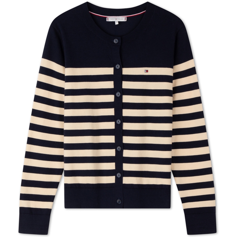 Кардиган из хлопка на пуговицах Tommy Hilfiger, бежевый/белый/синий
Кардиган из хлопка на пуговицах Tommy Hilfiger, бежевый/белый/синий